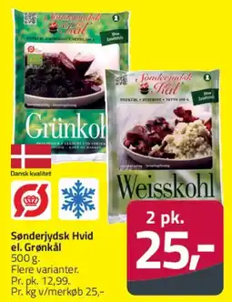 Fleggaard Sønderjysk Hvid el. Grønkål tilbud
