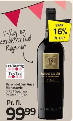 Fleggaard Baron de Ley Finca Monasterio tilbud