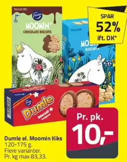 Fleggaard Dumle el. Moomin Kiks tilbud