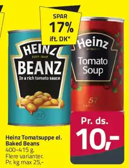 Fleggaard Heinz Tomatsuppe el. Baked Beans tilbud