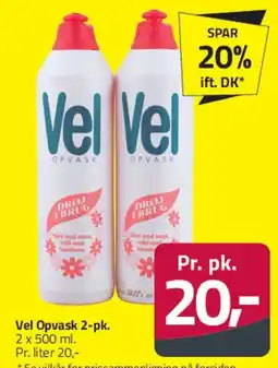 Fleggaard Vel Opvask 2-pk tilbud