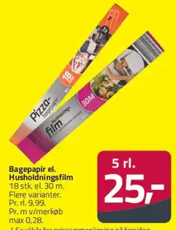 Fleggaard Bagepapir el. Husholdningsfilm tilbud