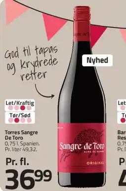 Fleggaard Torres Sangre de Toro tilbud