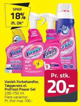 Fleggaard Vanish Forbehandler / Pretreat Power Gel tilbud