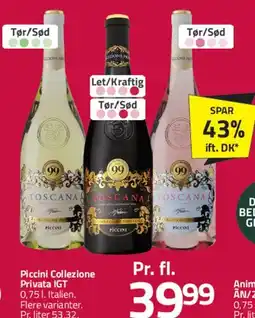 Fleggaard Piccini Collezione Privata (Toscana) tilbud