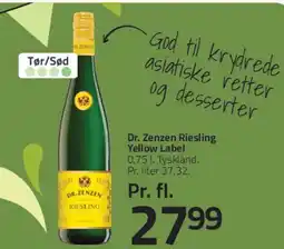 Fleggaard Dr. Zenzen Riesling Yellow Label tilbud