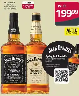 Fleggaard Jack Daniel's (Tennessee Whiskey / Tennessee Honey) tilbud