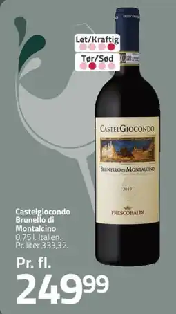 Fleggaard Castelgiocondo Brunello di Montalcino tilbud