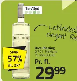 Fleggaard Bree Riesling tilbud
