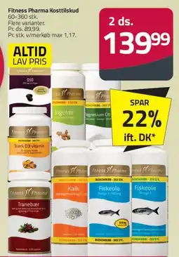 Fleggaard Fitness Pharma kosttilskud tilbud