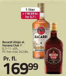 Fleggaard Bacardi Añejo / Havana Club tilbud