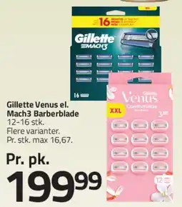Fleggaard Gillette Venus / Mach3 barberblade tilbud