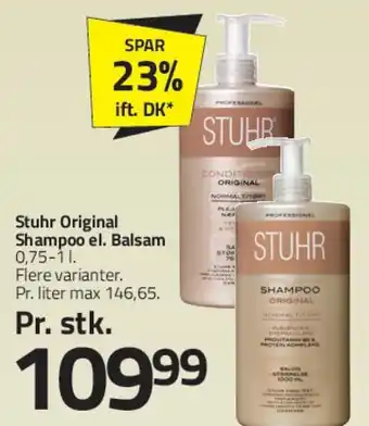 Stuhr Original Shampoo & Balsam