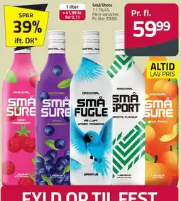 Fleggaard Små-serien (flasker med forskellige smage) tilbud