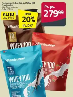 Fleggaard Frontrunner Whey 100 (Proteinpulver) tilbud
