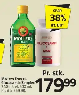 Fleggaard Møllers Tran / Glucosamin Simplex tilbud