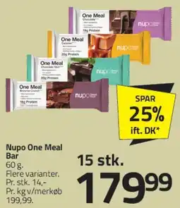 Fleggaard Nupo One Meal Bar (15 stk.) tilbud