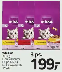 Fleggaard Whiskas (tørfoder) tilbud