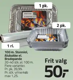 Fleggaard Stanniol / Alubakke / Bradepande tilbud