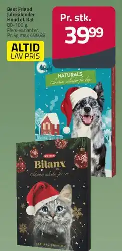 Fleggaard Best Friend julekalender (Hund el. Kat) tilbud