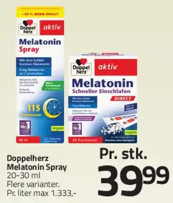 Fleggaard Doppelherz Melatonin (spray) tilbud