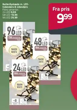 Fleggaard Batterilyskæde m. LED tilbud
