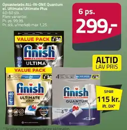 Fleggaard Finish All-in-One Quantum / Ultimate tilbud