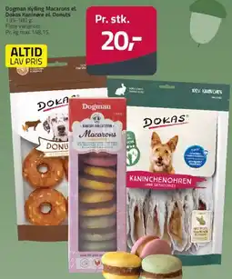 Fleggaard Dogman / Dokas - Macarons, Donuts, Kaninchenøhren tilbud