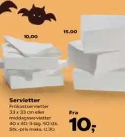 Kvickly Servietter tilbud