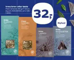 Kvickly Irma brev-eller løste tilbud