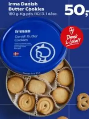 Kvickly Irma Danish Butter Cookies tilbud