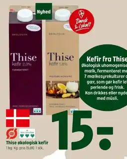 Coop 365 Thise økologisk kefir tilbud
