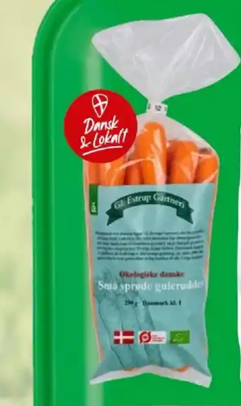 Coop 365 Änglamark økologiske små sprøde gulerødder fra Gl. Estrup tilbud