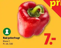 Lidl Rød peberfrugt tilbud