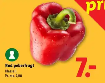 Rød peberfrugt