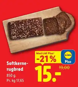 Lidl Lidl Softkerne-rugbrød tilbud