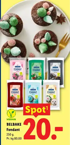 Lidl Belbake Fondant tilbud