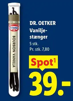 Lidl Dr. Oetker Vanilje-stænger tilbud