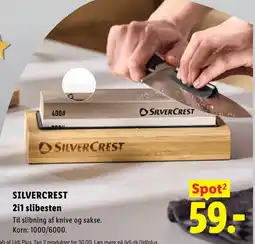 Lidl Silvercrest 2i1 slibesten tilbud