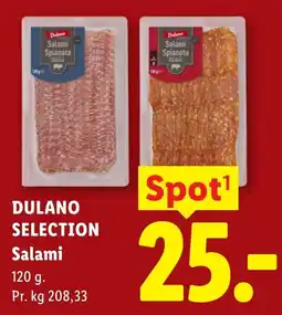 Lidl Dulano Selection Salami tilbud