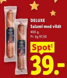 Lidl Deluxe Salami med vildt tilbud