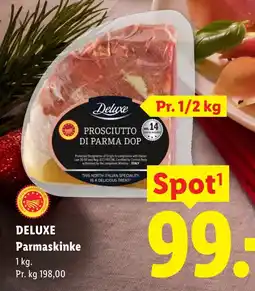 Lidl Deluxe Parmaskinke tilbud