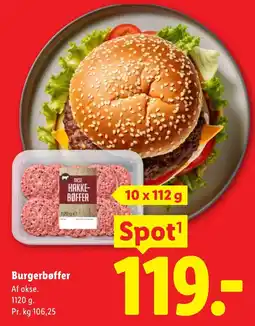 Lidl Okse Hakkebøffer tilbud