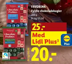 Lidl Favorina Chocolate Pralines tilbud