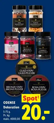 Lidl Calow Dekoration tilbud