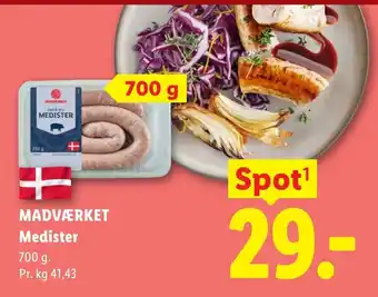 Lidl Madværket Medister tilbud