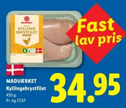 Lidl Madværket Kyllingebrystfilet tilbud