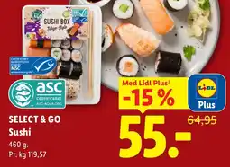 Lidl Select & Go Sushi tilbud
