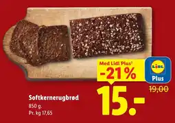 Lidl Lidl Softkernerugbrød tilbud