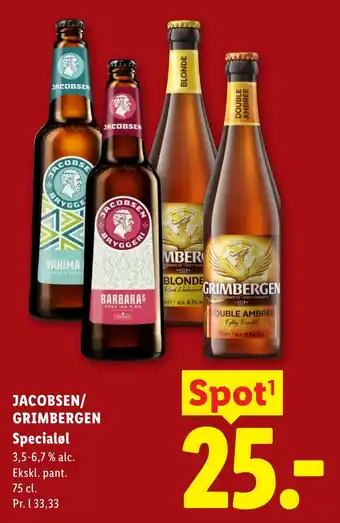 Jacobsen/Grimbergen Specialøl